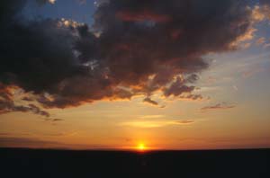 Sonnenaufgang über der Olorukoti-Ebene. Masai Mara National Reserve, Kenia. / Sunrise over Olorukoti Plain. Masai Mara National Reserve, Kenya. / (c) Walter Mitch Podszuck (Bwana Mitch) - #980908-05