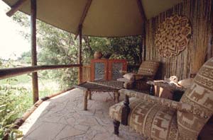 Die kleine Bücherei vom Vumbura Camp - ein ruhiger Zufluchtsort. NG22 (Kwedi Reserve), Botsuana. / The small library of Vumbura camp - a peaceful retreat. NG22 (Kwedi Reserve), Botswana. / (c) Walter Mitch Podszuck (Bwana Mitch) - #991231-066