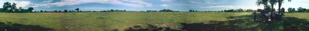 Panorama whrend eines Buschfrhstcks in der NG22 (Kwedi Reserve), Botsuana. / Panorama during a bush breakfast in NG22 (Kwedi Reserve), Botswana. / (c) Walter Mitch Podszuck (Bwana Mitch) - #991231-033-039